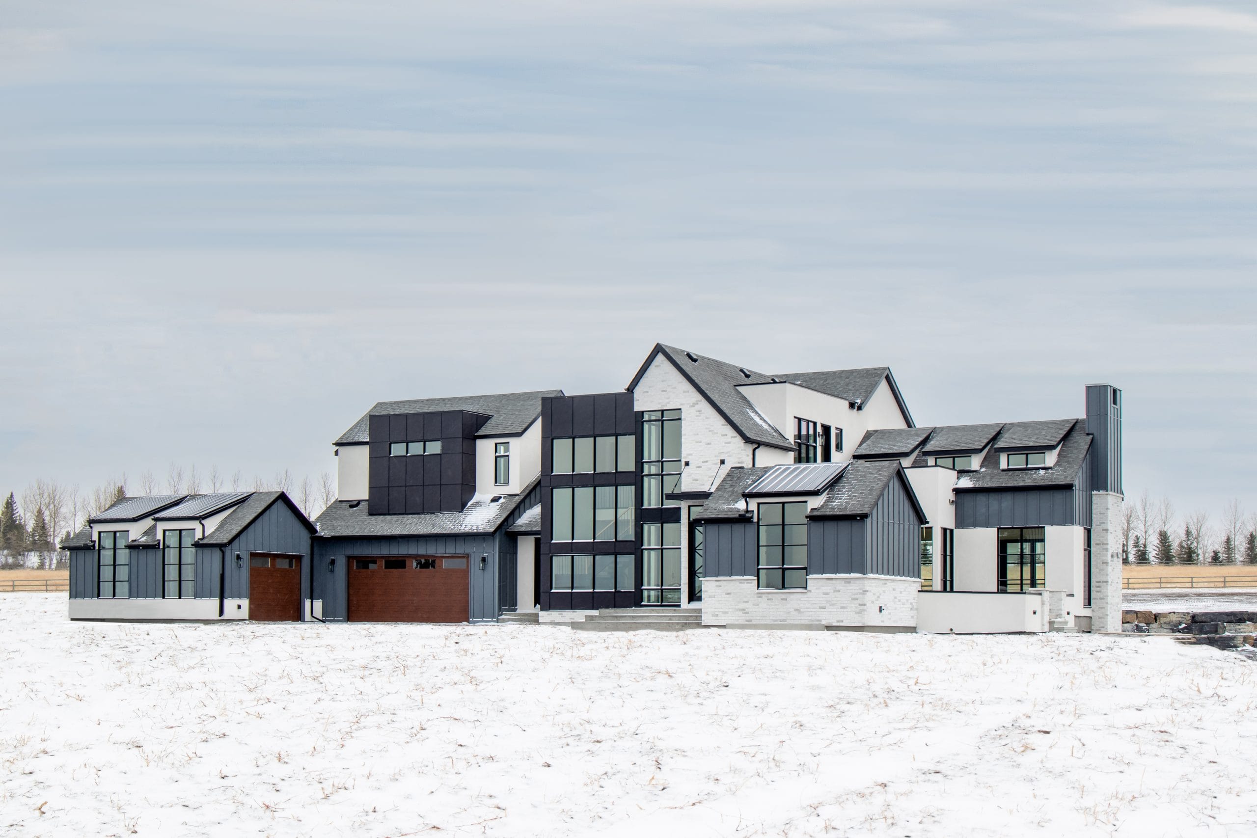Exterior of the DeWinton build